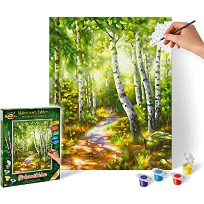Schipper 609240801 Painting by Number Birch Forest 24 x 30 cm Schipper 609240801 Painting by Number Birch Forest 24 x 30 cm