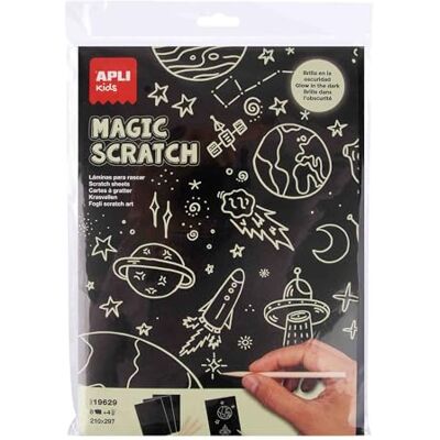 APLI Kids APLI Scratch Cards, 19629 APLI Kids APLI Scratch Cards, 19629