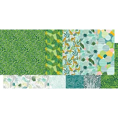 Clairefontaine 95353C 60 Sheets Origami Paper 70g/m² Format 15x15cm 30 Ast Coloured Designs 2 sheets design Creative Adult Children Collection Exotic Freshness Clairefontaine 95353C 60 Sheets Origami Paper 70g/m² Format 15x15cm 30 Ast Coloured Designs 2 sheets design Creative Adult Children Collection Exotic Freshness