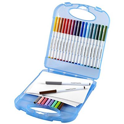 CRAYOLA Supertips Washable Markers And Paper Set CRAYOLA Supertips Washable Markers And Paper Set
