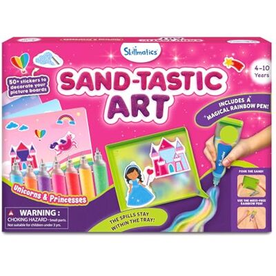 Skillmatics Sand Art Unicorn & Princess, Preschool Craft & Activity Kit Skillmatics Sand Art Unicorn & Princess, Preschool Craft & Activity Kit