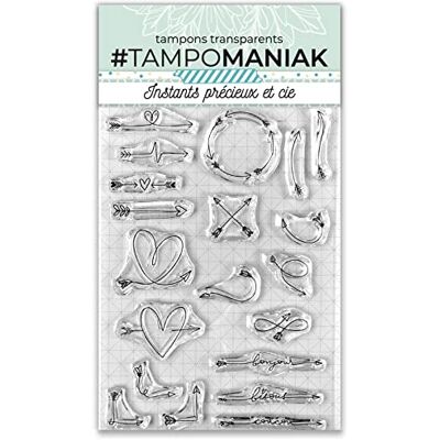 Tamomaniak CTM-0087 Set with 20 clear stamp pointers - Stamp Set Tamomaniak CTM-0087 Set with 20 clear stamp pointers - Stamp Set
