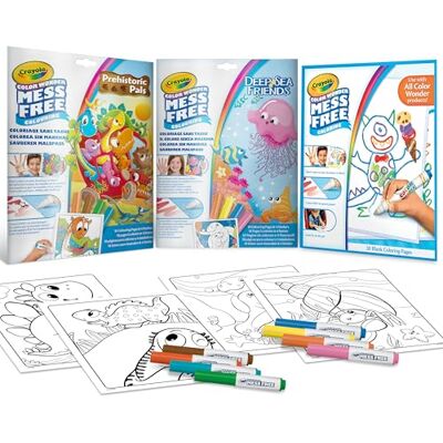 CRAYOLA ColorWonder Affordable No-Mess Paint Set, Animal-Friendly Theme, Creative Activities for Children, Age 3, 4, 5 Years, 7505 CRAYOLA ColorWonder Affordable No-Mess Paint Set, Animal-Friendly Theme, Creative Activities for Children, Age 3, 4, 5 Years, 7505