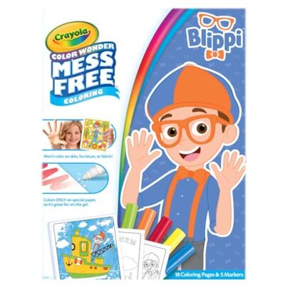 Crayola - Color Wonder Blippi - Mess Free - Coloring Set Crayola - Color Wonder Blippi - Mess Free - Coloring Set