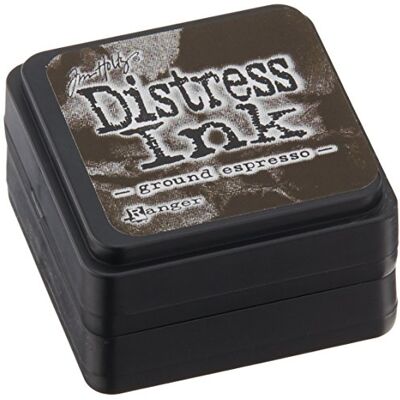 Ranger Tim Holtz TDP47353 Ground Espresso Distress Mini Ink Pad, Brown Ranger Tim Holtz TDP47353 Ground Espresso Distress Mini Ink Pad, Brown