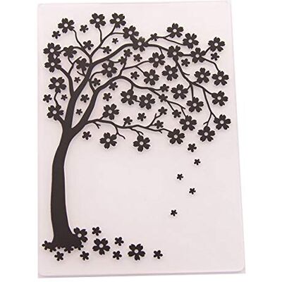 WooYangFun Welcome to Joyful Home 1PC Bloom Tree Background Background Embossing Folder for Card Making Floral DIY Plastic Scrapbooking Photo Album Card Paper DIY Craft Decoration Template Mold 10.5x14.5cm WooYangFun Welcome to Joyful Home 1PC Bloom Tree Background Background Embossing Folder for Card Making Floral DIY Plastic Scrapbooking Photo Album Card Paper DIY Craft Decoration Template Mold 10.5x14.5cm