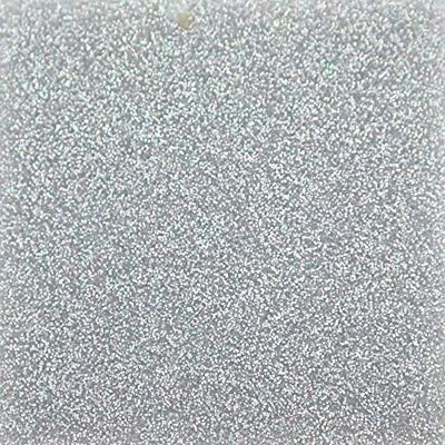 Incudo Silver Holographic Glitter Acrylic Sheet 250x150x3mm Incudo Silver Holographic Glitter Acrylic Sheet 250x150x3mm