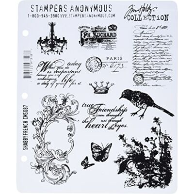 Stampers Anonymous - Tim Holtz Stempel-Set - 17.8 x 21.6 cm - Stamp set Stampers Anonymous - Tim Holtz Stempel-Set - 17.8 x 21.6 cm - Stamp set