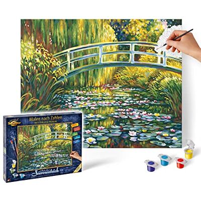 Schipper 609130620 Lily Pond Paint By Numbers Board Schipper 609130620 Lily Pond Paint By Numbers Board