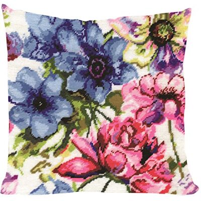 Tobin Design Works Watercolour Floral, Cotton, Multi-Colour, 30.5 x 30.5 x 0.3 cm Tobin Design Works Watercolour Floral, Cotton, Multi-Colour, 30.5 x 30.5 x 0.3 cm