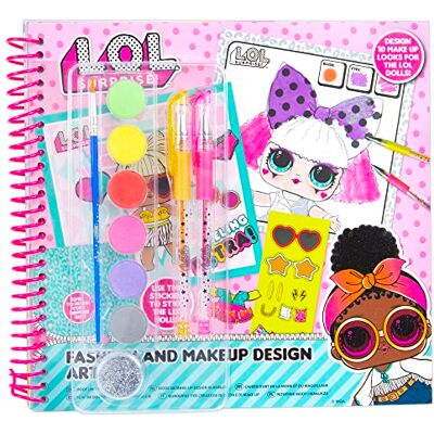 L.O.L. Surprise! LOL Doll Fashion Art Pad Makeup & Fashion Design Kit LOL Gifts for Girls LOL Colouring Book with Stickers, Paint, Glitter & Gel Pens Colouring Book for Girls Gifts L.O.L. Surprise! LOL Doll Fashion Art Pad Makeup & Fashion Design Kit LOL Gifts for Girls LOL Colouring Book with Stickers, Paint, Glitter & Gel Pens Colouring Book for Girls Gifts