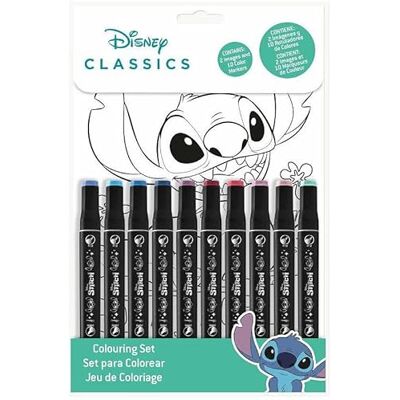 Disney Stitch Kids 2PCS Paint by Numbers with Pen Markers Arts and Crafts Disney Stitch Kids 2PCS Paint by Numbers with Pen Markers Arts and Crafts