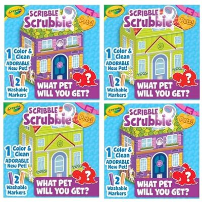 CRAYOLA Imagipals Activity Surprise Ball Capsules with Animal & Characacter Figures (Scribble Scrubble Pack of 4) CRAYOLA Imagipals Activity Surprise Ball Capsules with Animal & Characacter Figures (Scribble Scrubble Pack of 4)