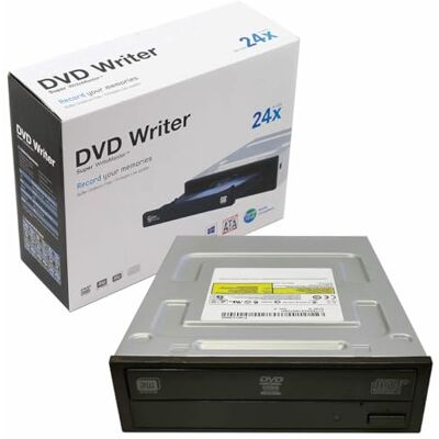 JUSTOP 24x SATA Internal DVD-RW Writer Rewriter Super Multi DL Drive Black CD+/-RW, DVD+/-RW, DVD DL, 4-24 x, 145 ms DVD JUSTOP 24x SATA Internal DVD-RW Writer Rewriter Super Multi DL Drive Black CD+/-RW, DVD+/-RW, DVD DL, 4-24 x, 145 ms DVD