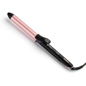 BaByliss Rose-Quartz 25mm Curling Tong Hair Curler for Natural Waves and Curls, Ceramic, 6 Heat Settings 160°C to 210°C, Pink & Black, C451U BaByliss Rose-Quartz 25mm Curling Tong Hair Curler for Natural Waves and Curls, Ceramic, 6 Heat Settings 160°C to 210°C, Pink & Black, C451U