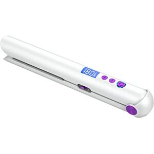 Torribala Portable USB Rechargeable Hair Straightener and Curler with Power Bank Travel Flat Hair Wand Wireless Straightening A Torribala Portable USB Rechargeable Hair Straightener and Curler with Power Bank Travel Flat Hair Wand Wireless Straightening A