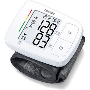 Beurer BC21 Wrist Blood Pressure Monitor with Voice output, Arrhythmia Detection, Fully automatic blood pressure & pulse measurement, Colour-coded WHO risk indicator, Certified medical device Beurer BC21 Wrist Blood Pressure Monitor with Voice output, Arrhythmia Detection, Fully automatic blood pressure & pulse measurement, Colour-coded WHO risk indicator, Certified medical device