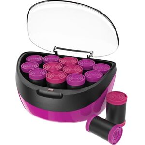Remington Heated Hair Rollers (Set of 12 velvet flocked rollers in 2 jumbo sizes (35mm & 40mm), Ceramic and Ionic Technology, Wax core, 12 pins and clips included, pink/black) H5670 Remington Heated Hair Rollers (Set of 12 velvet flocked rollers in 2 jumbo sizes (35mm & 40mm), Ceramic and Ionic Technology, Wax core, 12 pins and clips included, pink/black) H5670