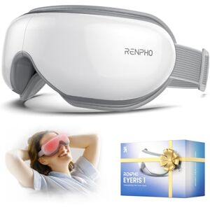 RENPHO Eyeris 1 Eye Massager with Heat & Bluetooth Music, Heated Eye Mask for Sleeping, Relieve Strain Dry Eyes, Face Massager, Birthday Gifts for Women Men RENPHO Eyeris 1 Eye Massager with Heat & Bluetooth Music, Heated Eye Mask for Sleeping, Relieve Strain Dry Eyes, Face Massager, Birthday Gifts for Women Men