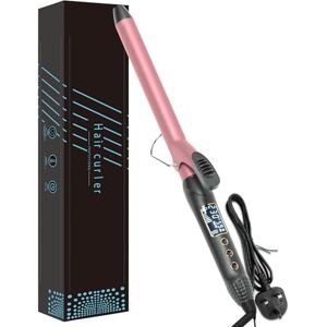 HIYAA Curling Tongs, 32mm Hair Curling Wand with Ceramic Coating for Long Short Thick Fine Hair, Professional Curling Iron Hair Curler with Adjustable Temperature, LCD Display, 60mins Auto Off HIYAA Curling Tongs, 32mm Hair Curling Wand with Ceramic Coating for Long Short Thick Fine Hair, Professional Curling Iron Hair Curler with Adjustable Temperature, LCD Display, 60mins Auto Off