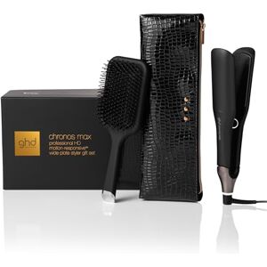 ghd Chronos Max Festive Gift Set Wide Plate Hair Straighteners with Paddle Brush andheat-Resistant Bag, 85% Larger Plates ghd Chronos Max Festive Gift Set Wide Plate Hair Straighteners with Paddle Brush andheat-Resistant Bag, 85% Larger Plates