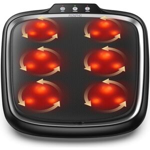 RENPHO Foot Massager with Heat, Shiatsu Feet Massage Machine, 2-in-1 Feet and Back Massager with Deep Kneading, Electric Foot Massage with Removable Cover, Portable RENPHO Foot Massager with Heat, Shiatsu Feet Massage Machine, 2-in-1 Feet and Back Massager with Deep Kneading, Electric Foot Massage with Removable Cover, Portable