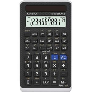 Casio FX-82SOLARII school calculator Black Display (digits): 12 solar powered (W x H x D) 71 x 10 x 134 mm Casio FX-82SOLARII school calculator Black Display (digits): 12 solar powered (W x H x D) 71 x 10 x 134 mm