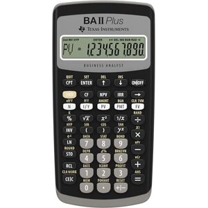 Texas Instruments Baiiplus Advance Financial Cal IIBAPL/TBL/1L1 Texas Instruments Baiiplus Advance Financial Cal IIBAPL/TBL/1L1