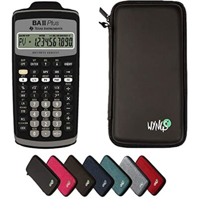 Texas Instruments TI-BA II Plus + Protective Case + Prime Warranty Texas Instruments TI-BA II Plus + Protective Case + Prime Warranty