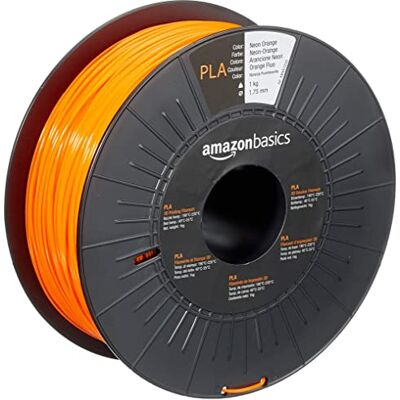 AmazonBasics 3D Printer Filament - Neon Orange - 1kg - PLA AmazonBasics 3D Printer Filament - Neon Orange - 1kg - PLA
