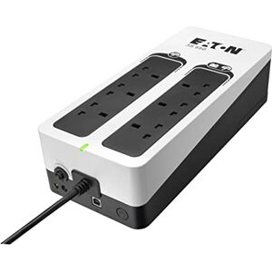 Eaton 3S 550B UPS Off Line Uninterruptible Power Supply 3S550B 550VA (6 BS outlets, USB, Quiet, Shutdown software) USB Interface (cable included) Black&White Eaton 3S 550B UPS Off Line Uninterruptible Power Supply 3S550B 550VA (6 BS outlets, USB, Quiet, Shutdown software) USB Interface (cable included) Black&White