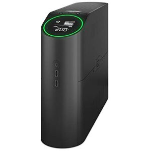 APC Gaming Back UPS Pro, 2200VA/1320W, Battery Backup & Surge Protector for Gaming PC and Consoles, 2x UK and 2x IEC C13 outlets, RGB Lights, Pure Sine Wave, Midnight (Black) BGM2200B-UK APC Gaming Back UPS Pro, 2200VA/1320W, Battery Backup & Surge Protector for Gaming PC and Consoles, 2x UK and 2x IEC C13 outlets, RGB Lights, Pure Sine Wave, Midnight (Black) BGM2200B-UK