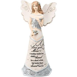Pavilion Gift Company 7.5" Angel Holding Flowers - Angel Figurine Pavilion Gift Company 7.5" Angel Holding Flowers - Angel Figurine