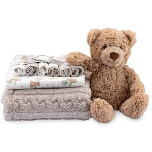 The Little Linen Company Boxed Gift Set Willow Bear The Little Linen Company Boxed Gift Set Willow Bear