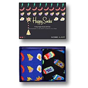Happy Socks Women's Happy Friday Night in 2-pack Gift Set Socks, Multi, 4 7 UK Happy Socks Women's Happy Friday Night in 2-pack Gift Set Socks, Multi, 4 7 UK