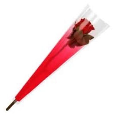 celloexpress 55cm x 13cm Single Flower Fade Red to Clear Florist Bouquet Flower Sleeves Gift Wrap, Cellophane Bag, Packing Cover (Pack of 50) celloexpress 55cm x 13cm Single Flower Fade Red to Clear Florist Bouquet Flower Sleeves Gift Wrap, Cellophane Bag, Packing Cover (Pack of 50)