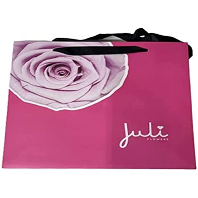 Juli Flowers Large Paper Bag Juli Flowers Large Paper Bag