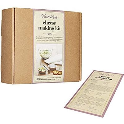 KitchenCraft Home Made Cheese Making Set, 4 Pieces KitchenCraft Home Made Cheese Making Set, 4 Pieces