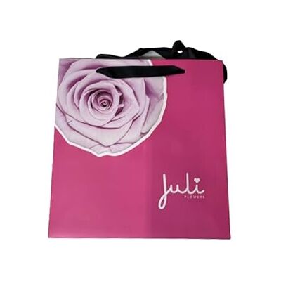 Juli Flowers Large Paper Bag Juli Flowers Large Paper Bag