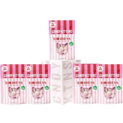 Candy Vegan Sweets Eton Mess – Plant-Based Vegan Treats with Fruity Flavour, No Nasties, Made with Real Fruit Juice – Ideal Snacks for Sweet Hampers & Pick and Mix – 140g Pack of 5 Candy Vegan Sweets Eton Mess – Plant-Based Vegan Treats with Fruity Flavour, No Nasties, Made with Real Fruit Juice – Ideal Snacks for Sweet Hampers & Pick and Mix – 140g Pack of 5