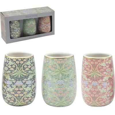 The Leonardo Collection William Morris Hyacinth Vase 3 Asst Ceramic Set Of 3 For Home & Living Room Lovely Home Décor Accessory For Flowers And Decoration Practical Gift For Women And Men The Leonardo Collection William Morris Hyacinth Vase 3 Asst Ceramic Set Of 3 For Home & Living Room Lovely Home Décor Accessory For Flowers And Decoration Practical Gift For Women And Men
