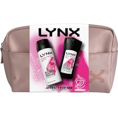 Lynx - Attract for Her - Bodywash - Body Spray - Gift Set Lynx - Attract for Her - Bodywash - Body Spray - Gift Set
