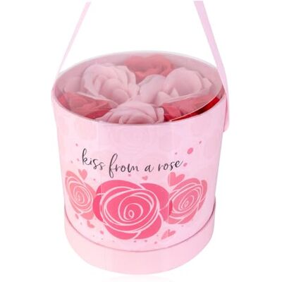 accentra Bath Roses Kiss from A Rose in Gift Box, Gift Set with 6 x 4 g Bath Flowers with Rose Fragrance in Pink and Red, Bath Additive as Wellness Gift Idea for Women for Birthday and Mother's Day accentra Bath Roses Kiss from A Rose in Gift Box, Gift Set with 6 x 4 g Bath Flowers with Rose Fragrance in Pink and Red, Bath Additive as Wellness Gift Idea for Women for Birthday and Mother's Day