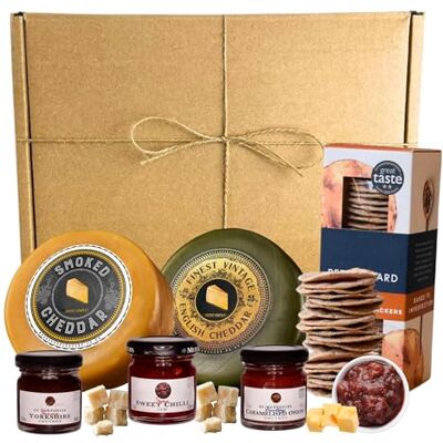 GOOFIIE. Cheese Hamper Gift Set Including Luxury Sourdough Crackers & Chutney Varieties For The Ultimate Cheese Lovers Gifts British Gifts Girls Night In GOOFIIE. Cheese Hamper Gift Set Including Luxury Sourdough Crackers & Chutney Varieties For The Ultimate Cheese Lovers Gifts British Gifts Girls Night In