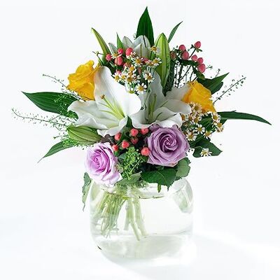 Generic Winter Glow Bouquet Luxurious Hand-Tied Fresh Flowers, Perfect for Celebratory Occasions, Wedding, Anniversary, Graduation, Birthday, Gift Wrapped with Free Message Card Generic Winter Glow Bouquet Luxurious Hand-Tied Fresh Flowers, Perfect for Celebratory Occasions, Wedding, Anniversary, Graduation, Birthday, Gift Wrapped with Free Message Card