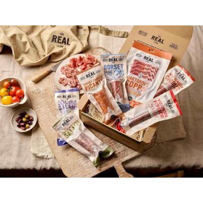 The Real Cure Signature Charcuterie Box – Gourmet Letterbox Charcuterie Hamper Gift Set with 7 Award‑Winning British Cured Meats Foodie Gift Set for Men, Women and Couples The Real Cure Signature Charcuterie Box – Gourmet Letterbox Charcuterie Hamper Gift Set with 7 Award‑Winning British Cured Meats Foodie Gift Set for Men, Women and Couples