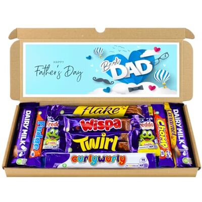 Sweetie Bouquets Best Dad Fathers Day Chocolate Hamper Selection Box Gift for Dad Letter Box Gift 10 Fullsize Dairy Milk Chocolate Bars Ideal Gifts for Men Sweetie Bouquets Best Dad Fathers Day Chocolate Hamper Selection Box Gift for Dad Letter Box Gift 10 Fullsize Dairy Milk Chocolate Bars Ideal Gifts for Men