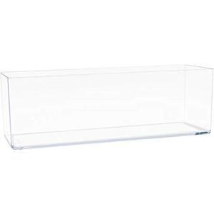 Royal Imports Flower Vase Acrylic Rectangle- Decorative Centerpiece for Home or Wedding Non Breakable Plastic, 4" X12 Low Square Clear Royal Imports Flower Vase Acrylic Rectangle- Decorative Centerpiece for Home or Wedding Non Breakable Plastic, 4" X12 Low Square Clear