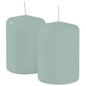 Cereria di Giorgio Risthò Wax Candles, Grey Green, Diameter 7 cm, Height 10 cm, Pack of 4 Cereria di Giorgio Risthò Wax Candles, Grey Green, Diameter 7 cm, Height 10 cm, Pack of 4