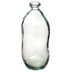 ATMOSPHERA CREATEUR D'INTERIEUR Transparent Recycled Glass Vase 35 cm ATMOSPHERA CREATEUR D'INTERIEUR Transparent Recycled Glass Vase 35 cm